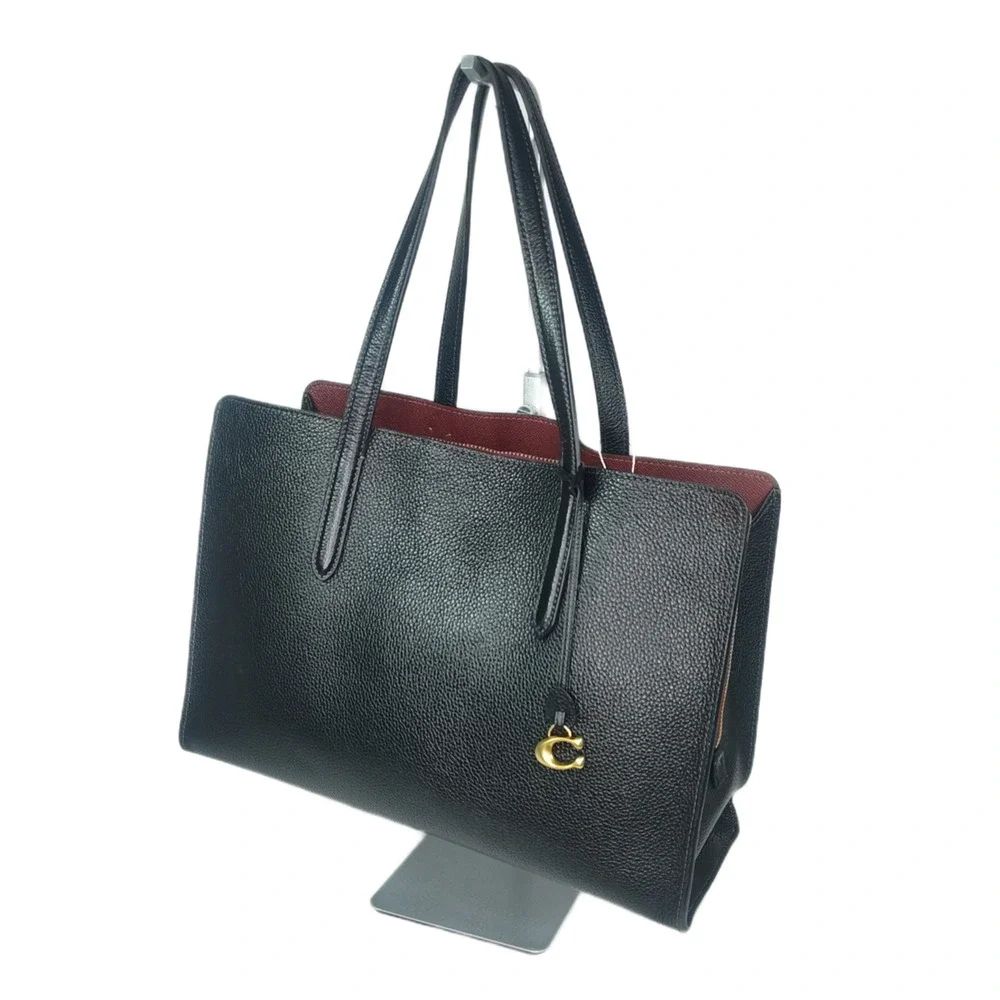 COACH Legacy Large Pebbled Leather Black Carryall 35 - Used/Good Condition - Picture 4 of 16